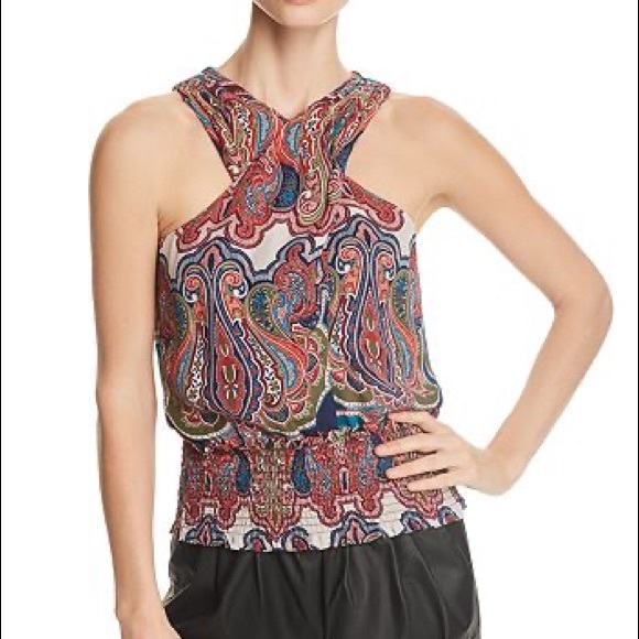 Ramy Brook Tops - Ramy Brook Lorenza Silk Paisley Printed Top NWT